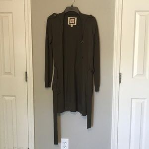 Chelsea & Violet olive green cardigan